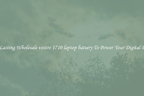 Long Lasting Wholesale vostro 1710 laptop battery To Power Your Digital Devices