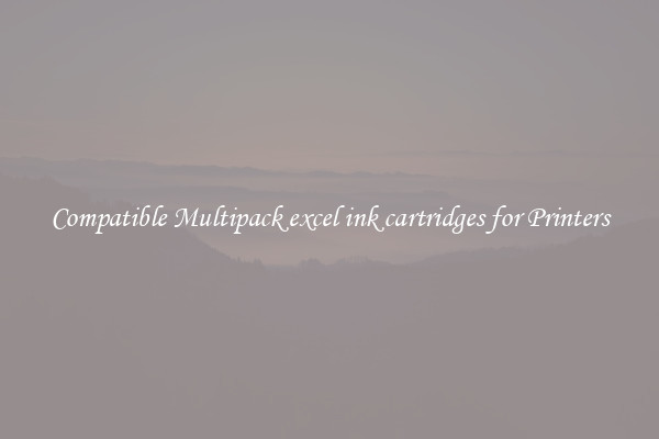 Compatible Multipack excel ink cartridges for Printers