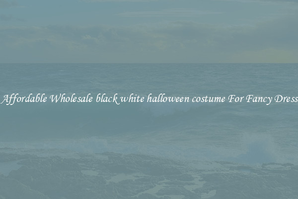 Affordable Wholesale black white halloween costume For Fancy Dress
