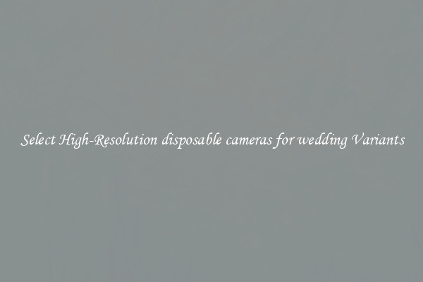 Select High-Resolution disposable cameras for wedding Variants
