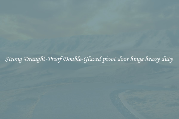 Strong Draught-Proof Double-Glazed pivot door hinge heavy duty 